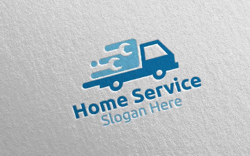 Car Real Estate and Fix Home Repair Services 28 Logotypmall
