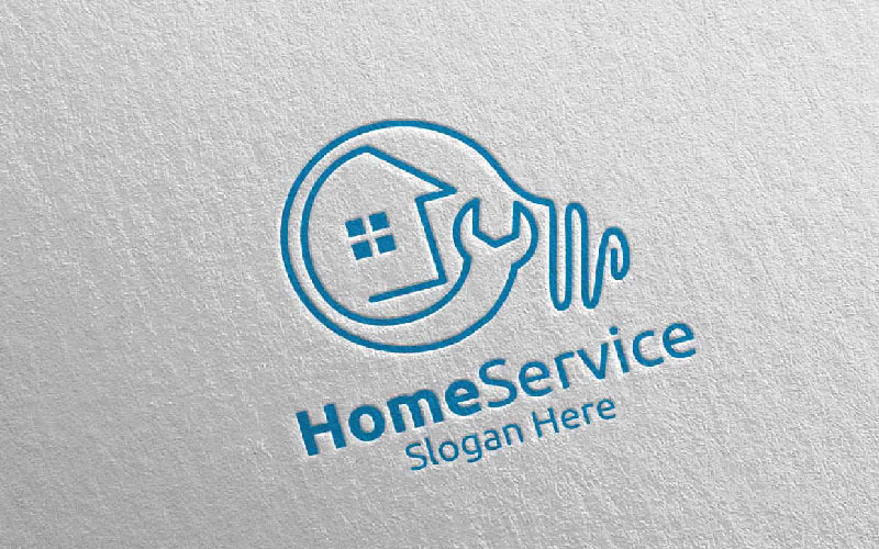 Idea Real Estate and Fix Home Repair Services 30 Logo Template