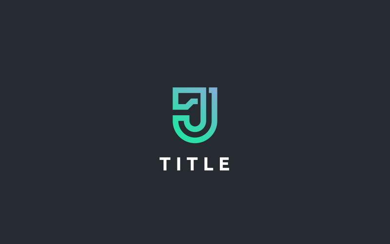 Download Шаблон логотипа "J Logo Template" / J Logo Template - Шаблон логотипа на тему графика j logo,jj logo