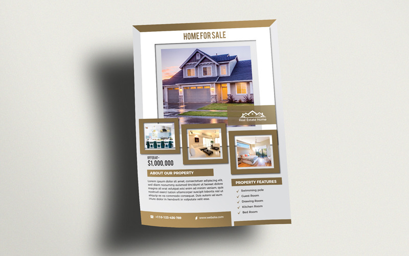 Download Фирменный стиль "Real Estate Flyer (Editable) - Corporate Identity Template" / Real Estate Flyer (Editable) - Corporate Identity Template - Фирменный стиль advertisement,advertising,agency,agent,broker,commercial,flyer,home,house,leaflet,lease,loan,magazine,marketing,mortgage,negotiator,newspaper,open house,poster,professional