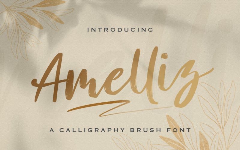 Amelliz - Kalligrafiborstsnitt