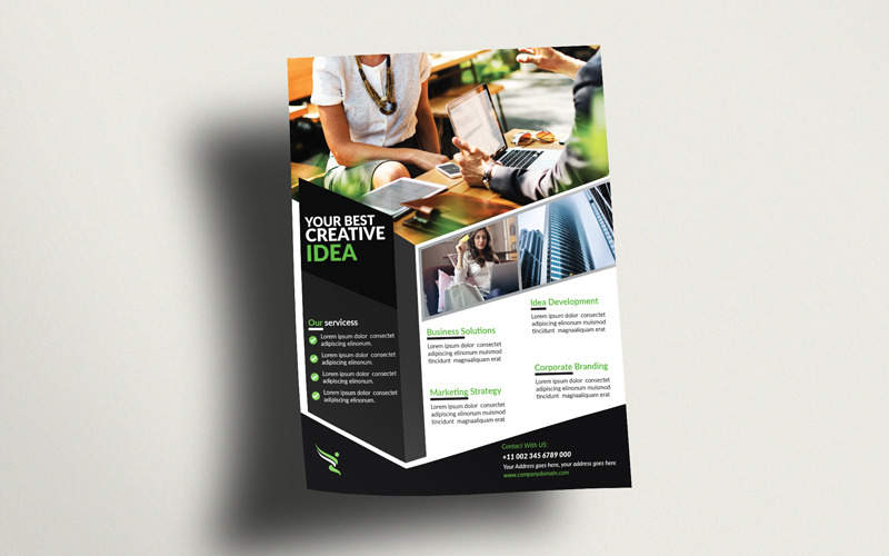Download Фирменный стиль "Flyer (Editable) - Corporate Identity Template" / Flyer (Editable) - Corporate Identity Template - Фирменный стиль advert,business,car,clients,company,connection,corporate,digital,editable,facebook,flyer,leasing,letter,marketing,media,mobile,modern,network,offer,print ready