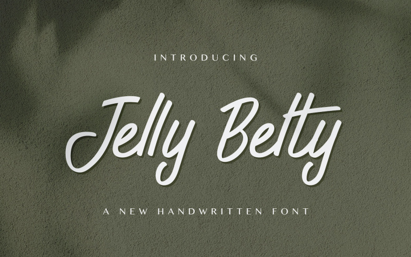Jelly Belty - Handskrivet typsnitt