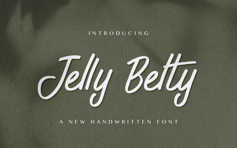 Jelly Belty - Kézírásos betűtípus