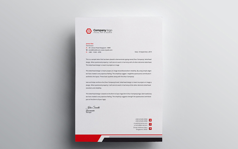 Download Фирменный стиль "Letterhead - Corporate Identity Template" / Letterhead - Corporate Identity Template - Фирменный стиль на тему графика branding,business,card,cmyk,company,corporate,graphics,identity,letterhead,logo,minimal,modern,resume,simple,photoshop,psd,id,trademark,individuality
