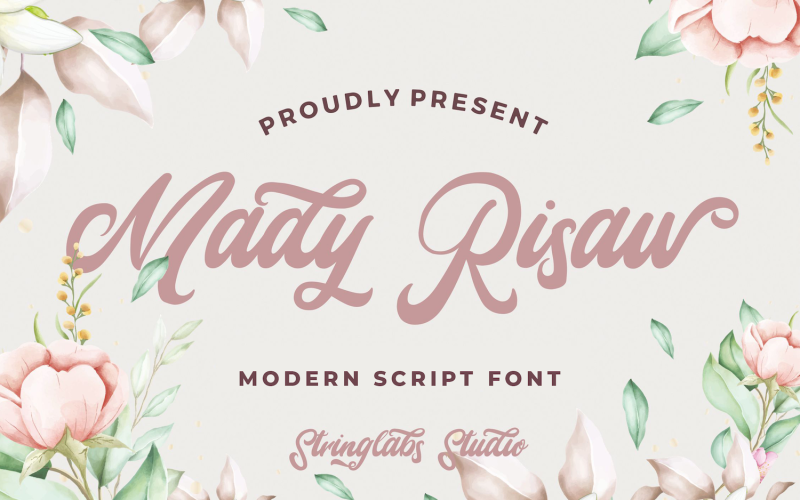 Mady Risaw - Moderne Kursivschrift