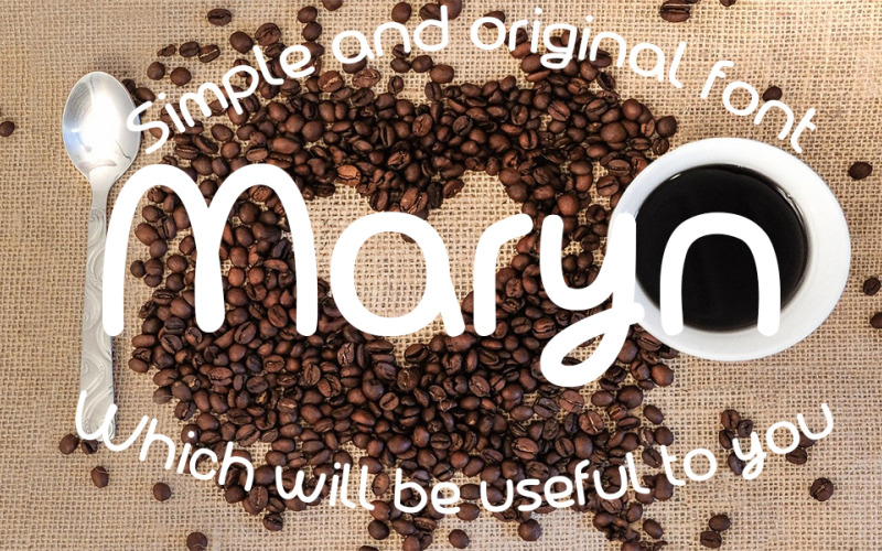Download Шрифт "Maryn Font" / Maryn Font - Шрифт на тему графика rounding,stylish,class,packaging,inscription,font,advertising,the logo,ttf,otf