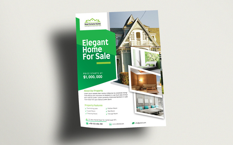 Download Фирменный стиль "Real Estate Flyer (Editable) - Corporate Identity Template" / Real Estate Flyer (Editable) - Corporate Identity Template - Фирменный стиль advertisement,advertising,agency,agent,broker,commercial,flyer,home,house,leaflet,lease,loan,magazine,marketing,mortgage,negotiator,newspaper,open house,poster,professional