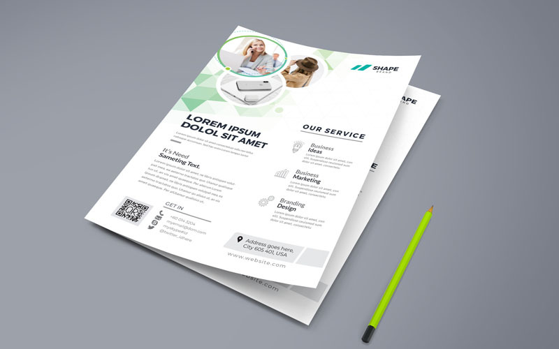 Download Фирменный стиль "Shape - Best Business Flyer Vol_ 139 - Corporate Identity Template" / Shape - Best Business Flyer Vol_ 139 - Corporate Identity Template - Фирменный стиль на тему графика flyer,big,bundle,business,company,corporate,design,eps,font,package,professional,offer,official,pack,pad,template,discount,print,a4,psd
