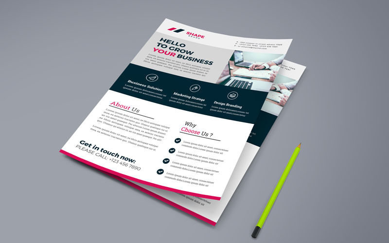 Download Фирменный стиль "Shape - Best Business Flyer Vol_ 141 - Corporate Identity Template" / Shape - Best Business Flyer Vol_ 141 - Corporate Identity Template - Фирменный стиль на тему графика flyer,big,bundle,business,company,corporate,design,eps,font,package,professional,offer,official,pack,pad,template,discount,print,a4,psd