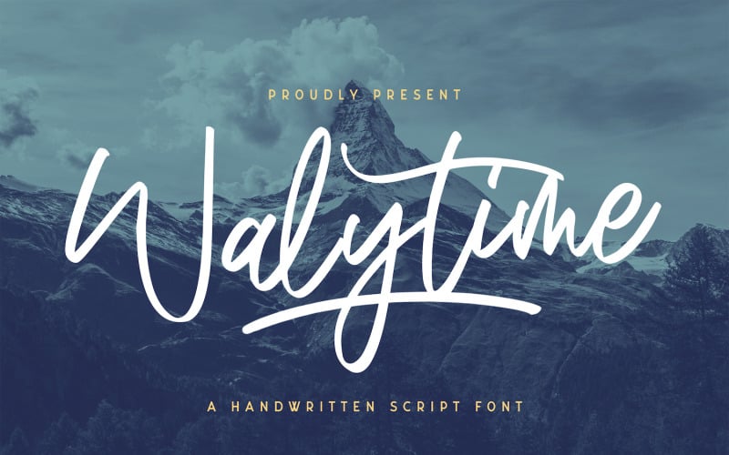 Walytime - Fuente manuscrita