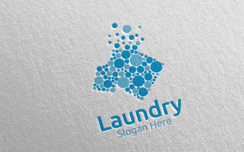 Laundry Dry Cleaners 7 Logo Template