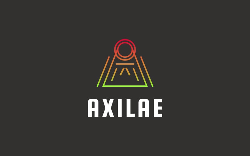 Download Шаблон логотипа "Letter A Line Gradient - AXILAE Logo Template" / Letter A Line Gradient - AXILAE Logo Template - Шаблон логотипа на тему графика abstract,alphabet,background,brochure,business,color,communication,concept,design,digital,dynamic,element,future,futuristic,logo,gradient,graphic,green,halftone,icon