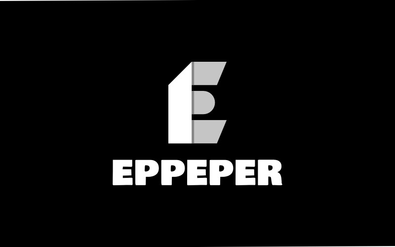 Download Шаблон логотипа "Letter E Company - EPPEPER Logo Template" / Letter E Company - EPPEPER Logo Template - Шаблон логотипа на тему графика abstract,app,art,black,brand,branding,business,community,company,concept,corporate,creative,design,design template,digital,element,flat,geometric