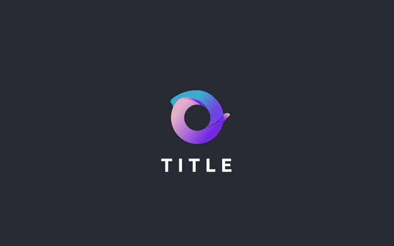 Download Шаблон логотипа "O Logo Template" / O Logo Template - Шаблон логотипа на тему графика o logo,oo logo,wave,swirl,layer