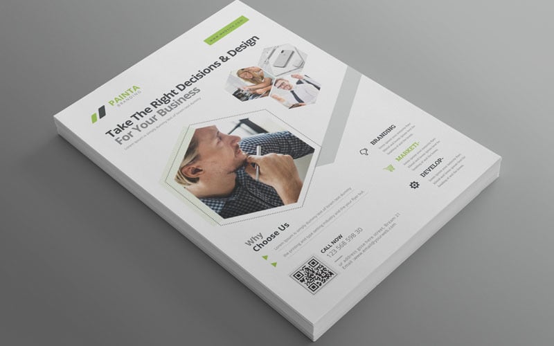Download Фирменный стиль "Painta - Best Business Flyer Vol_ 126 - Corporate Identity Template" / Painta - Best Business Flyer Vol_ 126 - Corporate Identity Template - Фирменный стиль на тему графика flyer,big,bundle,business,company,corporate,design,eps,font,package,professional,offer,official,pack,pad,template,discount,print,a4,psd