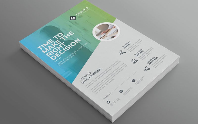 Download Фирменный стиль "Best Creative Business Flyer Vol_ 49 - Corporate Identity Template" / Best Creative Business Flyer Vol_ 49 - Corporate Identity Template - Фирменный стиль на тему графика big,bundle,business,corporate,design,discount,eps,flyer,company,font,package,professional,offer,official,pack,pad,template,print,a4,psd