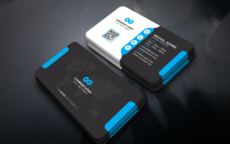 Cartes de visite - Modèle d'identité d'entreprise
