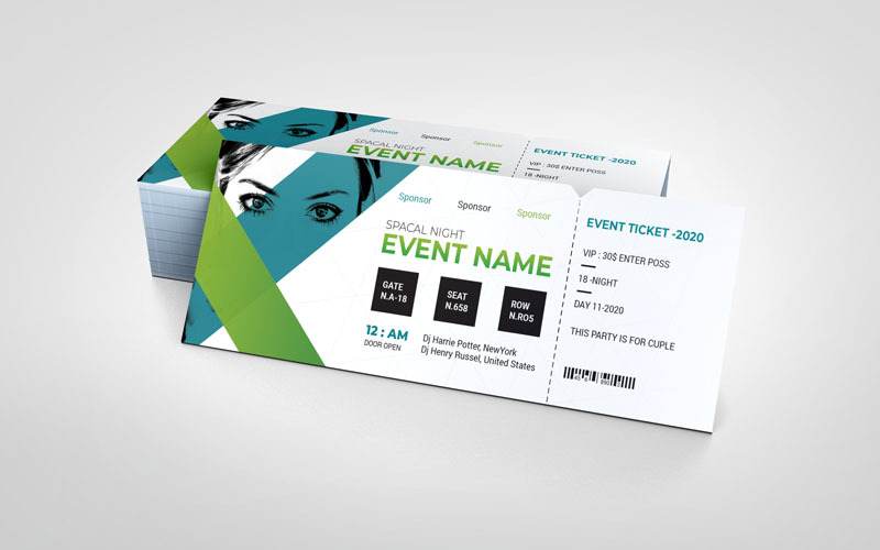 Event Ticket Vol_ 25 - Corporate Identity Template
