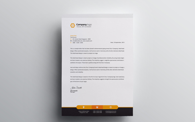 Download Фирменный стиль "Letterhead - Corporate Identity Template" / Letterhead - Corporate Identity Template - Фирменный стиль на тему графика letter,corporate,letterhead,vector,company,design,identity,paper,document,leaflet,a4,print,abstract,contract,modern,presentation,official,business,page,headline