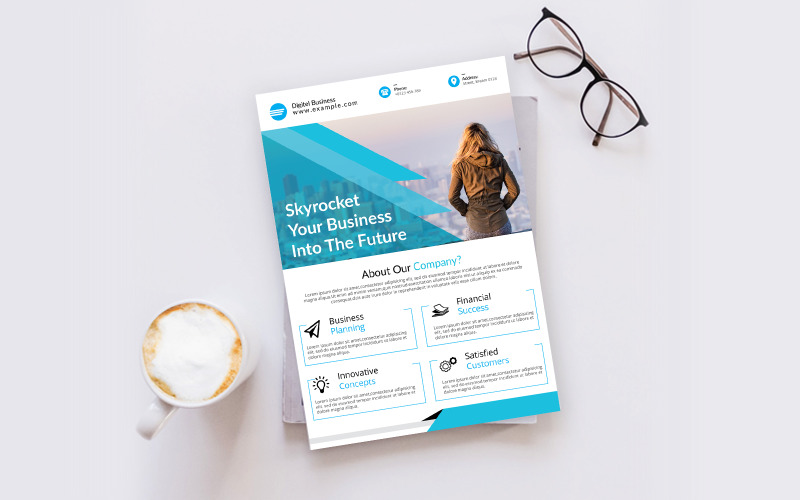 Download Фирменный стиль "Minimal Flyer - Corporate Identity Template" / Minimal Flyer - Corporate Identity Template - Фирменный стиль template,flyer,business,modern,poster,corporate,design,a4,creative,simple,company,print,style,concept,element,sales,icon,idea,elegant,stylish