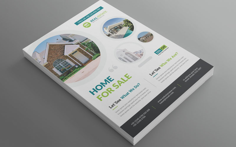 Brochure immobilière Vol_ 143 - Modèle d'identité d'entreprise