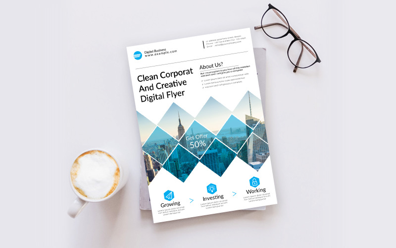 Download Фирменный стиль "Styles Flyer - Corporate Identity Template" / Styles Flyer - Corporate Identity Template - Фирменный стиль template,flyer,business,modern,poster,corporate,design,a4,creative,simple,company,print,style,concept,element,sales,icon,idea,elegant,stylish