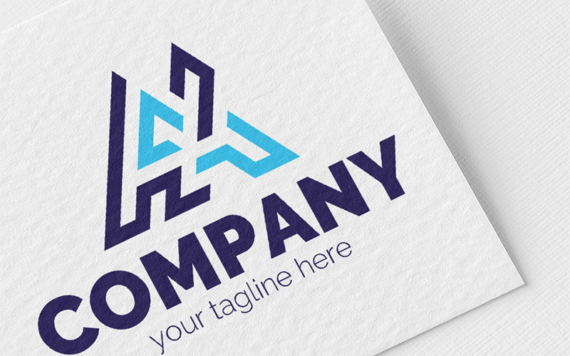 Interlacing of Letters Logo Template