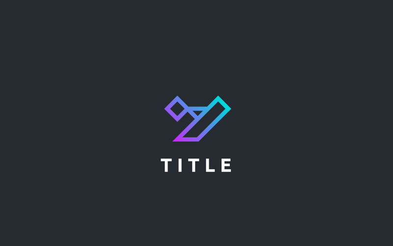 Download Шаблон логотипа "Y Logo Template" / Y Logo Template - Шаблон логотипа на тему графика y logo