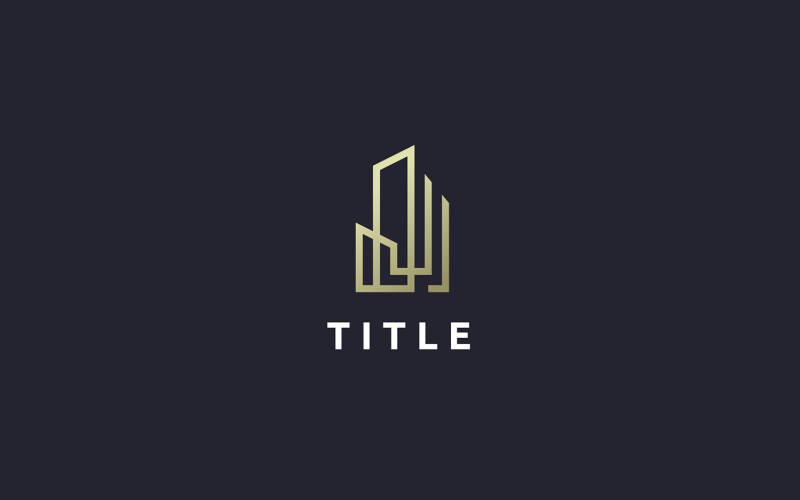 Download Шаблон логотипа "Building Logo Template" / Building Logo Template - Шаблон логотипа на тему графика building logo