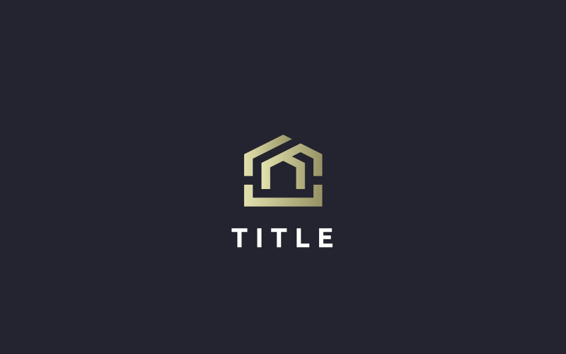 Dům Logo šablona