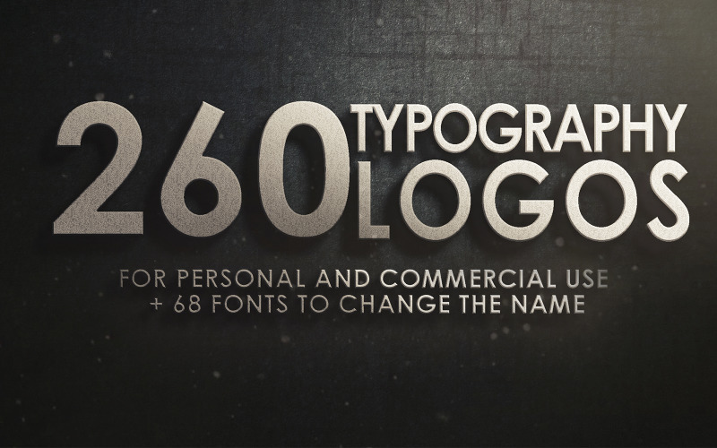 260 Typography Logo Template