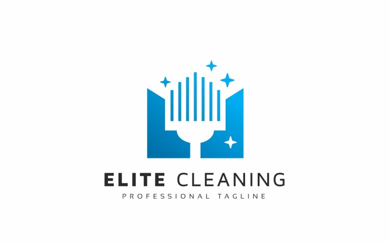 Elite Cleaning Logo Template