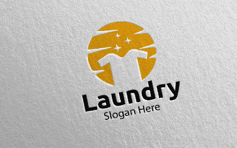 Modèle de logo 42 Blanchisserie Dry Cleaners