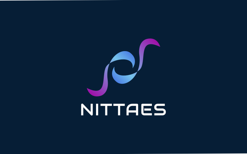 Download Шаблон логотипа "Letter N Gradient Tech - NITTAES Logo Template" / Letter N Gradient Tech - NITTAES Logo Template - Шаблон логотипа на тему графика abstract,alphabet,art,blue,business,circuit,colorful,communication,company,computer,concept,connect,connection,corporate,creative,data,design,digital,elegant,energy