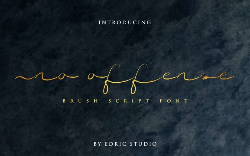 No Offense Font