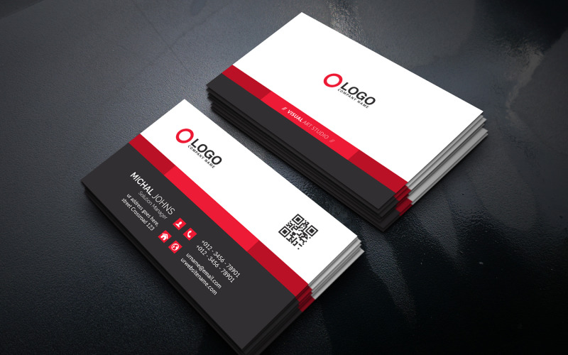 Download Фирменный стиль "Business Card - Corporate Identity Template" / Business Card - Corporate Identity Template - Фирменный стиль на тему графика business card template,business card,business card design,business card psd,business card minimal,abstract,art,black and white,blue,blue business,card,clean,color,colorful,cool,corporate,crea