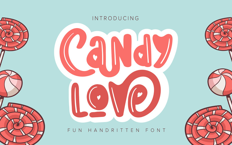Candylove | Zábavné ručně psané písmo