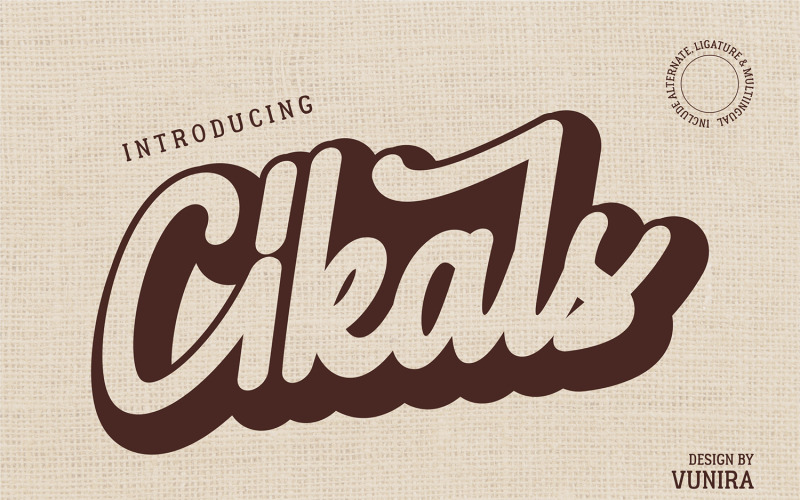Download Шрифт "Cikals | Cursive Font" / Cikals | Cursive Font - Шрифт на тему графика script,display,font,handmade,letter,handdrawn,decorative,retro,typeface,typhography,street,quotes,skaters,professional,ligature,clean,logo,cursive typography,calligraphy,design