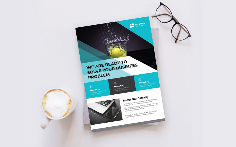 Download Фирменный стиль "Creative Flyer - Corporate Identity Template" / Creative Flyer - Corporate Identity Template - Фирменный стиль на тему графика template,flyer,business,modern,poster,corporate,design,a4,creative,simple,company,print,style,concept,element,sales,icon,idea,elegant,stylish