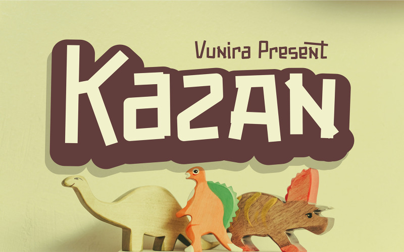 Download Шрифт "Kazan | Fancy Font" / Kazan | Fancy Font - Шрифт на тему графика cartoon,fun,kids,child,animal,decorative,luxury,background,design,illustration,playful,comic,sans,typeface,cute,fancy,vector,elegant,black,template