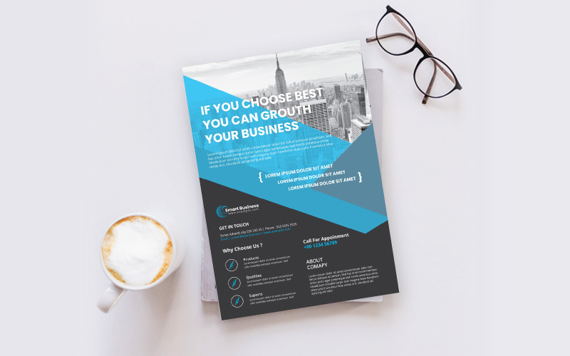 Download Фирменный стиль "Minimal Flyer - Corporate Identity Template" / Minimal Flyer - Corporate Identity Template - Фирменный стиль на тему графика template,flyer,business,modern,poster,corporate,design,a4,creative,simple,company,print,style,concept,element,sales,icon,idea,elegant,stylish