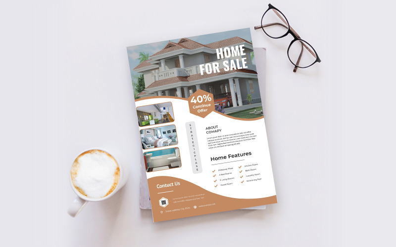 Download Фирменный стиль "Real Estate Flyer - Corporate Identity Template" / Real Estate Flyer - Corporate Identity Template - Фирменный стиль на тему графика flyer,template,design,business,poster,corporate,estate,real,concept,print,company,architecture,modern,construction,creative,home,sale,style,industry,building