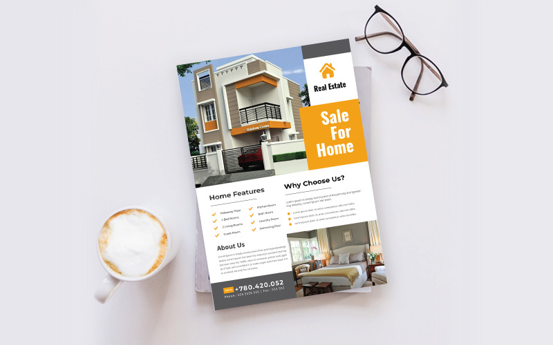 Download Фирменный стиль "Real Estate Flyer - Corporate Identity Template" / Real Estate Flyer - Corporate Identity Template - Фирменный стиль на тему графика flyer,template,design,business,poster,corporate,estate,real,concept,print,company,architecture,modern,construction,creative,home,sale,style,industry,building