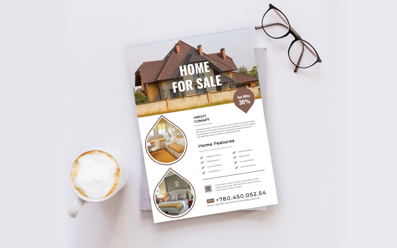 Download Фирменный стиль "Real Estate Flyer - Corporate Identity Template" / Real Estate Flyer - Corporate Identity Template - Фирменный стиль на тему графика flyer,template,design,business,poster,corporate,estate,real,concept,print,company,architecture,modern,construction,creative,home,sale,style,industry,building