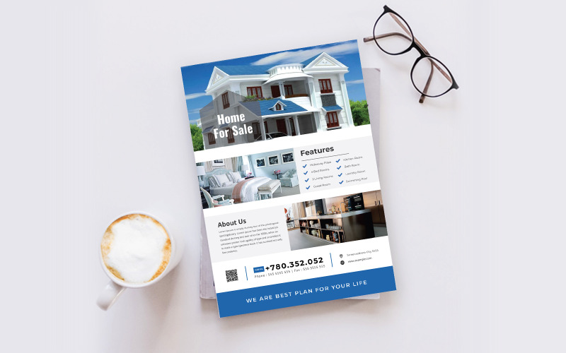 Download Фирменный стиль "Real Estate Flyer - Corporate Identity Template" / Real Estate Flyer - Corporate Identity Template - Фирменный стиль на тему графика flyer,template,design,business,poster,corporate,estate,real,concept,print,company,architecture,modern,construction,creative,home,sale,style,industry,building