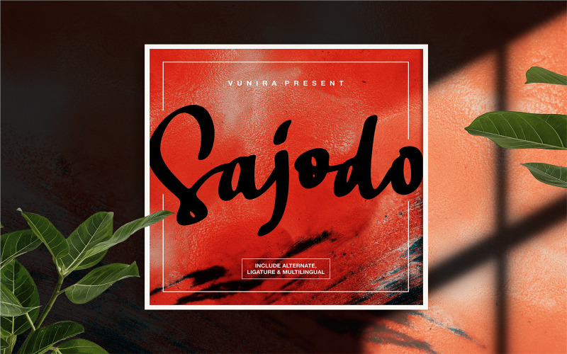 Саджодо | Курсивный шрифт Handlettering