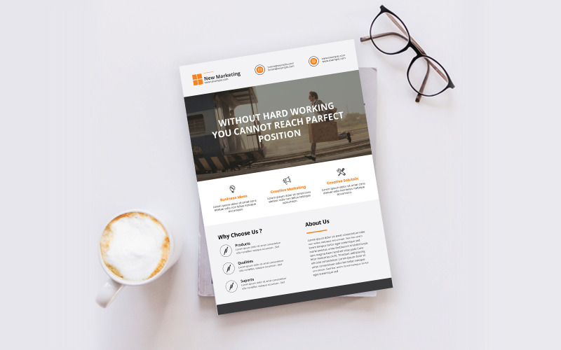 Download Фирменный стиль "Stylish Flyer - Corporate Identity Template" / Stylish Flyer - Corporate Identity Template - Фирменный стиль на тему графика template,flyer,business,modern,poster,corporate,design,a4,creative,simple,company,print,style,concept,element,sales,icon,idea,elegant,stylish