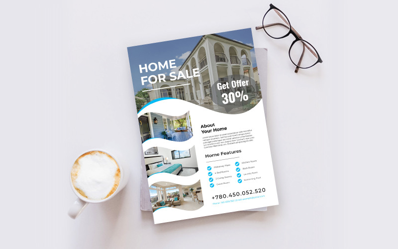 Download Фирменный стиль "Real Estate Flyer - Corporate Identity Template" / Real Estate Flyer - Corporate Identity Template - Фирменный стиль на тему графика flyer,template,design,business,poster,corporate,estate,real,concept,print,company,architecture,modern,construction,creative,home,sale,style,industry,building