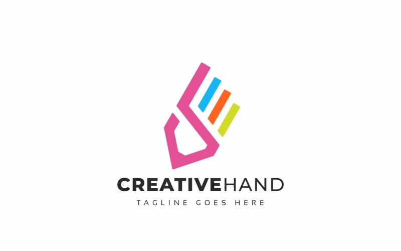 Creative Hand Logo Template 1123 Templatemonster